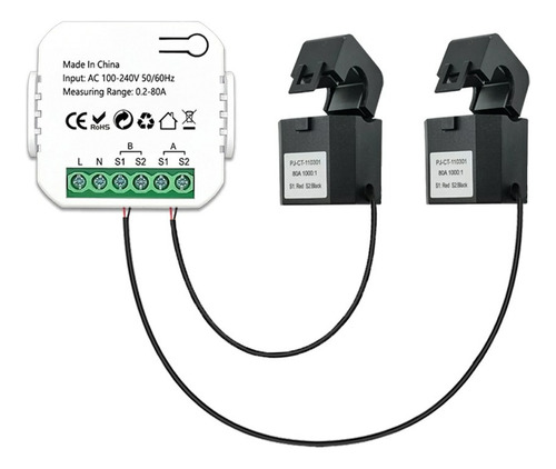 Medidor De Energía Bidireccional Con Consumo Ct Meter Energy