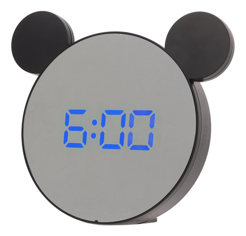 Mirror Clock Alarm 2, Ajuste De Brillo, Diseño De Oreja, Led