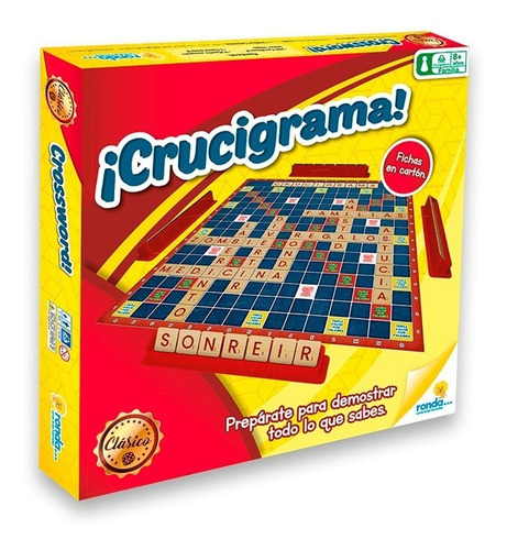 Juego De Mesa  Crucigrama Clásico Cartón - Toy Store