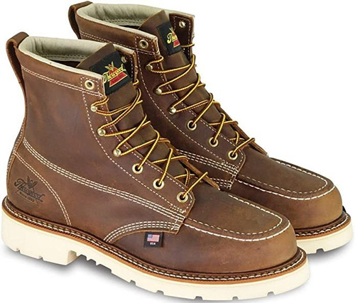 Thorogood - Bota De Seguridad Para Hombre Con Puntera, Moca.