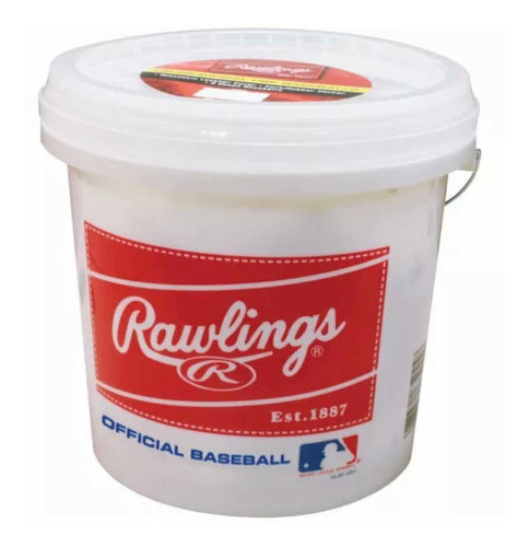 Pelotas Baseball Rawlings 24 Pzas Medida Oficial 4 Cubetas.