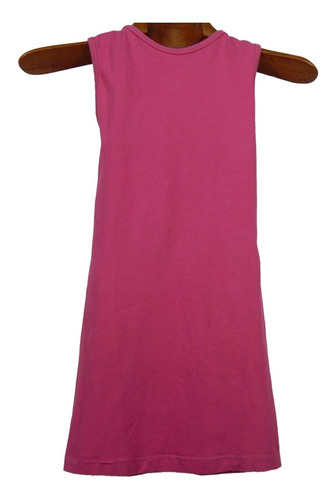 Vestido Prèt Â Porter Algodón Y Spandex Color Fucsia 