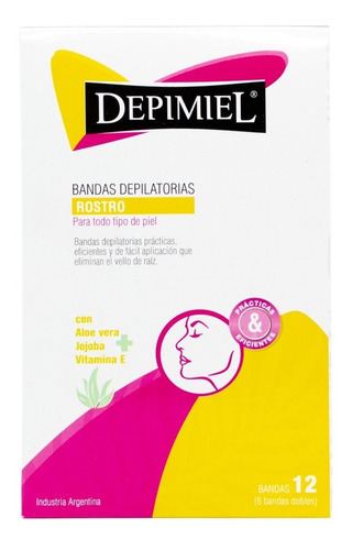 Depimiel Bandas Depilatorias Descartables Para Rostro