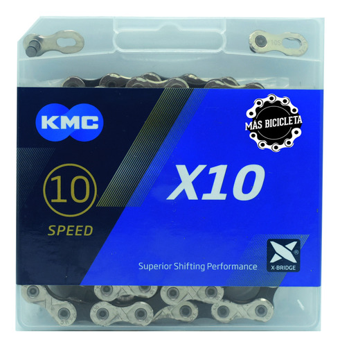 Cadenilla Kmc X10 Velocidades Ruta-montaña