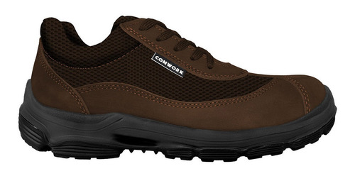 Imagen 3 de 10 de Calzado Conwork Ergon 105za Chocolate Doble Frontura Marron