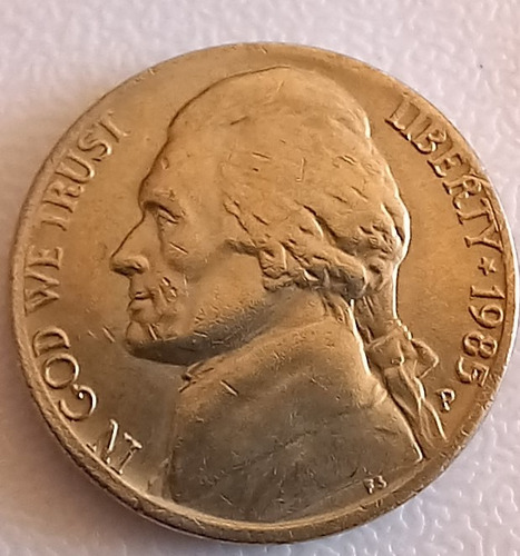 5 Centavos (jefferson) 1985 P De Estados Unidos