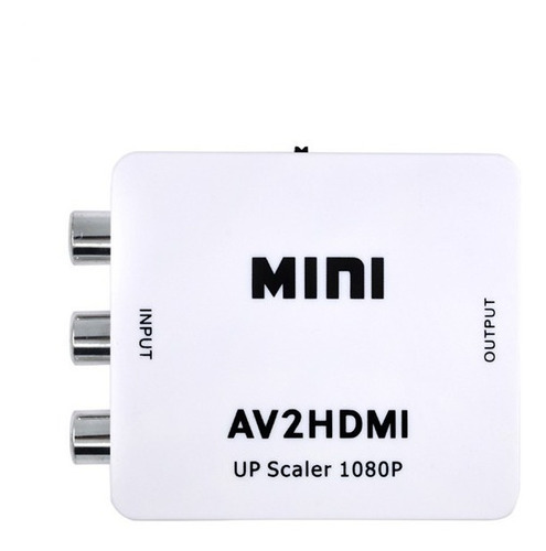 Adaptador Conversor Convertidor Rca A Hdmi Video 720 1080 P