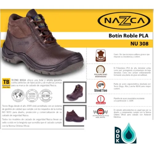 Zapatos De Seguridad Nazca Cuotas sin inter s