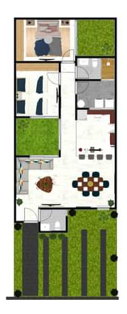 Planos Arquitectónicos Profesionales Para Casa De 7mx17.5m