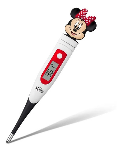 Termômetro Infantil Digital C/ Ponta Flexível Minnie Disney