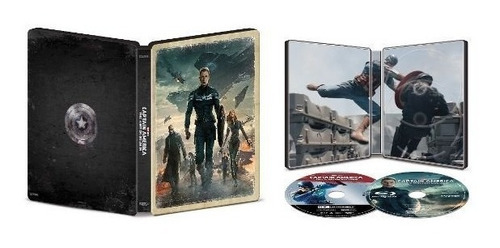 Capitan America Soldado De Invierno Marvel Steelbook 4k Ucm