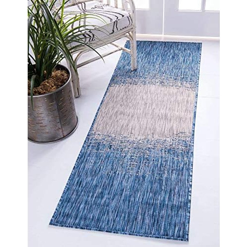 Alfombra De Colección Modern Outdoor Ombre (2' X 6' 1 ...