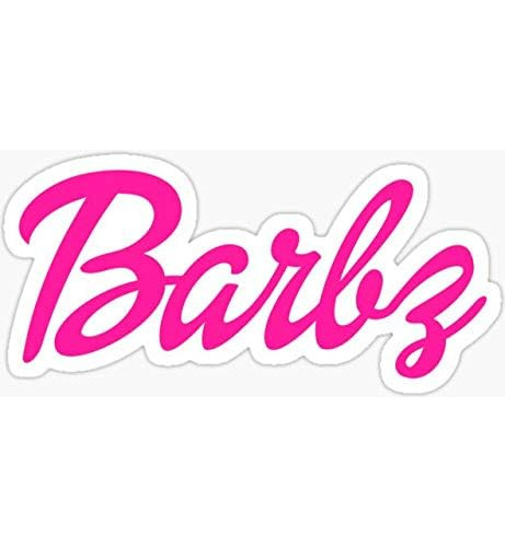 Barbz Sticker Graphic - Adhesivo Para Automóvil, Pared, Lapt