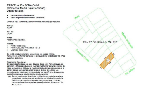 Terreno Comercial En Venta En Acassuso.