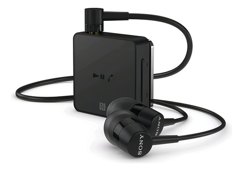 Fones de ouvido estéreo Bluetooth Sony Sbh24, cor preta