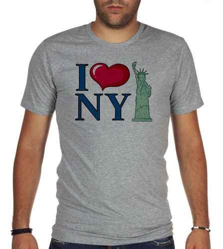 Remera De Hombre Frase I Love New York Yo Amo New York
