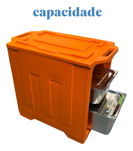 Caixa Hotbox Vertical 100l Reforçada, Melhor Preço Com Nf !!
