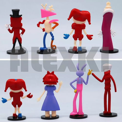 Figura De Acción The Amazing Digital Circus Niños 8 Piezas