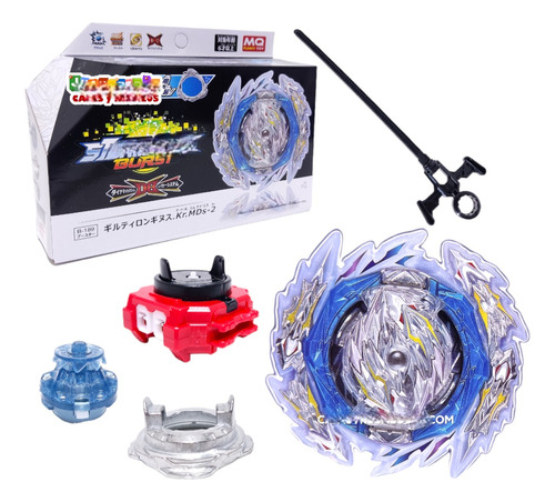 Beyblade Trompo Lanzador Guilty Longinus Con Lanzador 