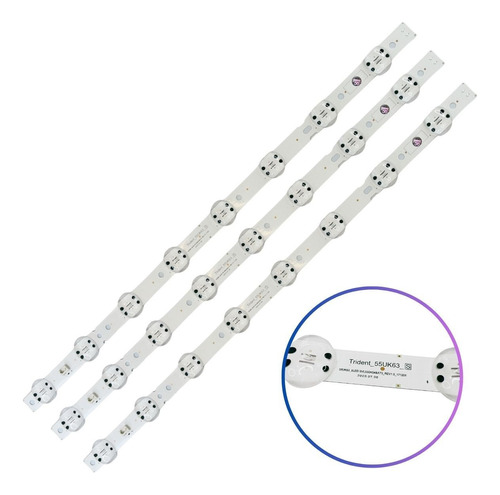 Kit Leds 55um6910puc 55um7100pua 55um7200pua 55um7400pua Nvo