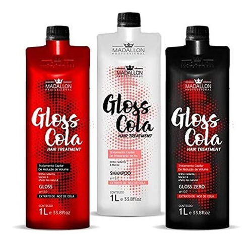 Combo Progressivas Gloss Cola Madallon 3 Litros