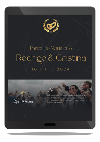 Video Parte De Matrimonio, Invitación Boda Matrimonios