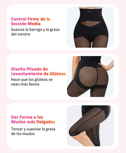 Pantalones Moldeadores De Cuerpo Para Mujer Control De