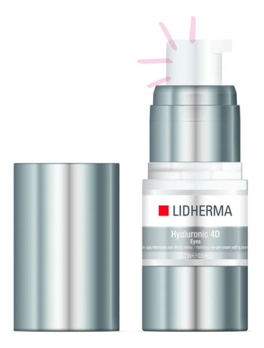 Crema/gel Lidherma Hyaluronic 4d Eyes De 15ml/15g