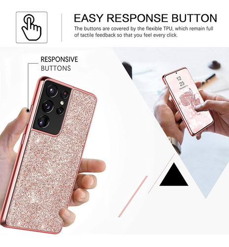 Bentoben - Funda Para Samsung Galaxy S21 Ultra De 6,8 Pul...