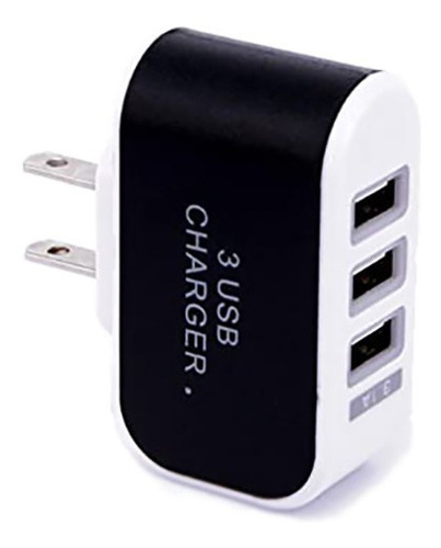Cargador Usb 3 Entradas 1a