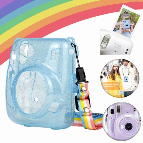 Funda Protectora Instax Mini11 Insta Transparente Anticaída