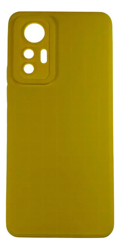 Capa emborrachada CCS Aveludada amarelo para Xiaomi Xiaomi mi 12 lite Xiaomi mi 12 lite de 1 unidade