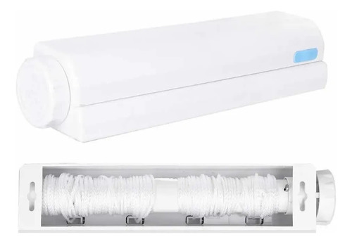 Tender Extensible 5 Sogas Retractil Tendedero Ropas 3.75m Blanco