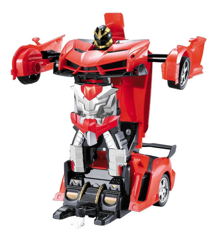 Carrinho Transformável Megaformers Vermelho Multikids -br149