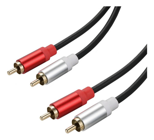 Cable Lokeke 2rca Macho A 2 Rca Macho De 15 M, Chapado En Or
