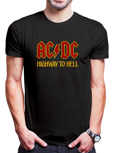 Polo Varon Ac Dc Highway To Hell (d1273 Boleto.store)