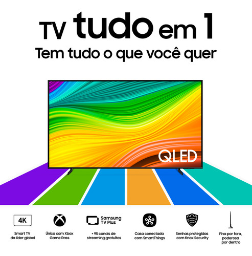Samsung Smart Tv 55 Polegadas Qled 4k Q60d 2024 Quantum Hdr