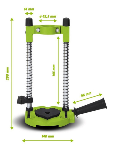 Soporte Taladro Columna 290mm Altura Angulo Variable Kroner