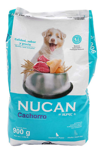 Alimento Nucan Cachorro En Bolsa De 900g.