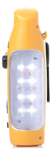 ; Radio De Mano Con Energía Solar De Uso Múltiple, Linterna