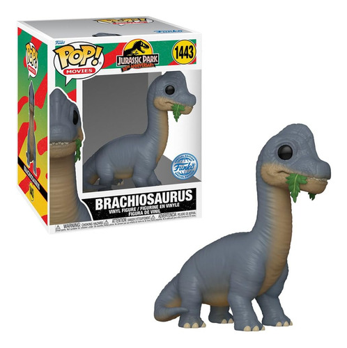 Figura De Vinilo De Brachiosaurus De Jurassic Park Super 6