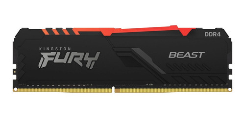Imagen 3 de 3 de Memoria Ram Kingston Fury Beast Rgb, 32gb Ddr4, 3000mhz