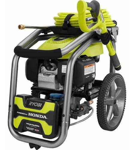 Hidrolavadora Ryobi 3300 Psi Motor Honda Gcv200 Color Verde