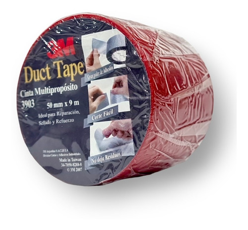Duct Tape Marca 3m - Mod. 3903 -roja-cinta Multiuso. 50mmx9m