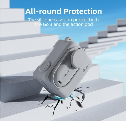 Capa Protetora De Silicone Para Corda De Pescoço Insta360 Go