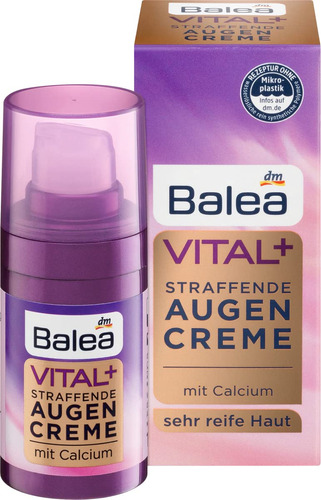 Balea Crema De Ojos Vital + Crema Reafirmante Para Ojos, 0.5