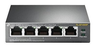 Imagen 3 de 5 de Switch De Sobremesa Con 5 Puertos A 10/100 Mbps Poe Tp-link