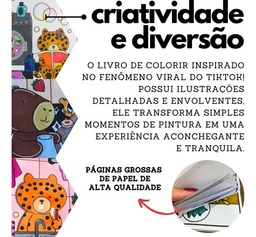 Fuzzy Friends Livro Para Colorir Animais Fofos E Relaxar