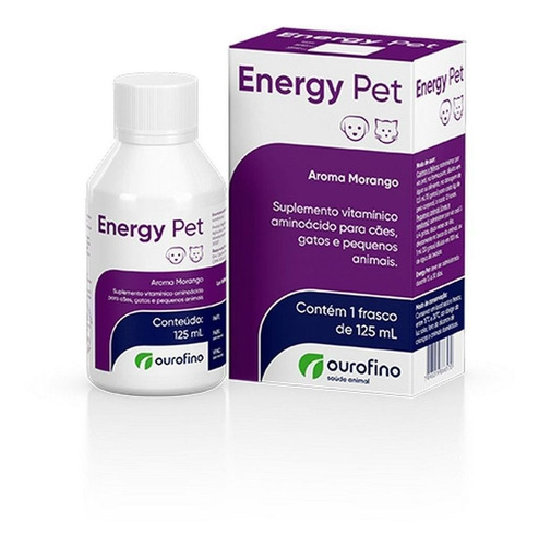 Energy Pet Suplemento Vitamínico Ouro Fino 125ml