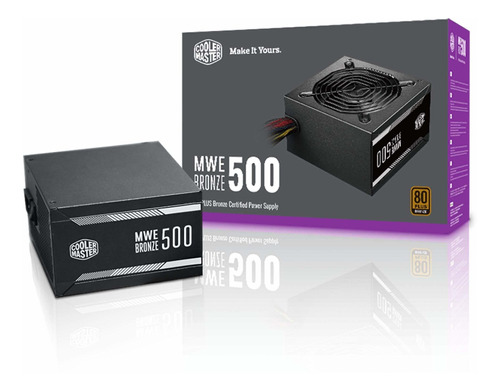 Mwe   500 80   500w Psu Con Ventilador Silencio Fb De 1...